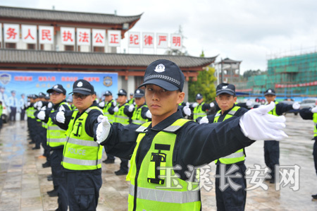 学习交通指挥手势