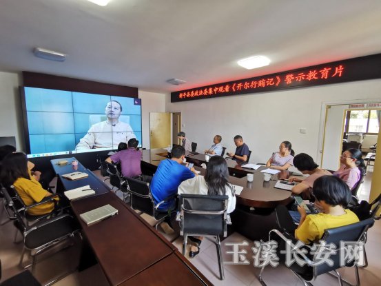 新平政法简报第64期 县委政法委组织集中观看《开尔行贿记》396